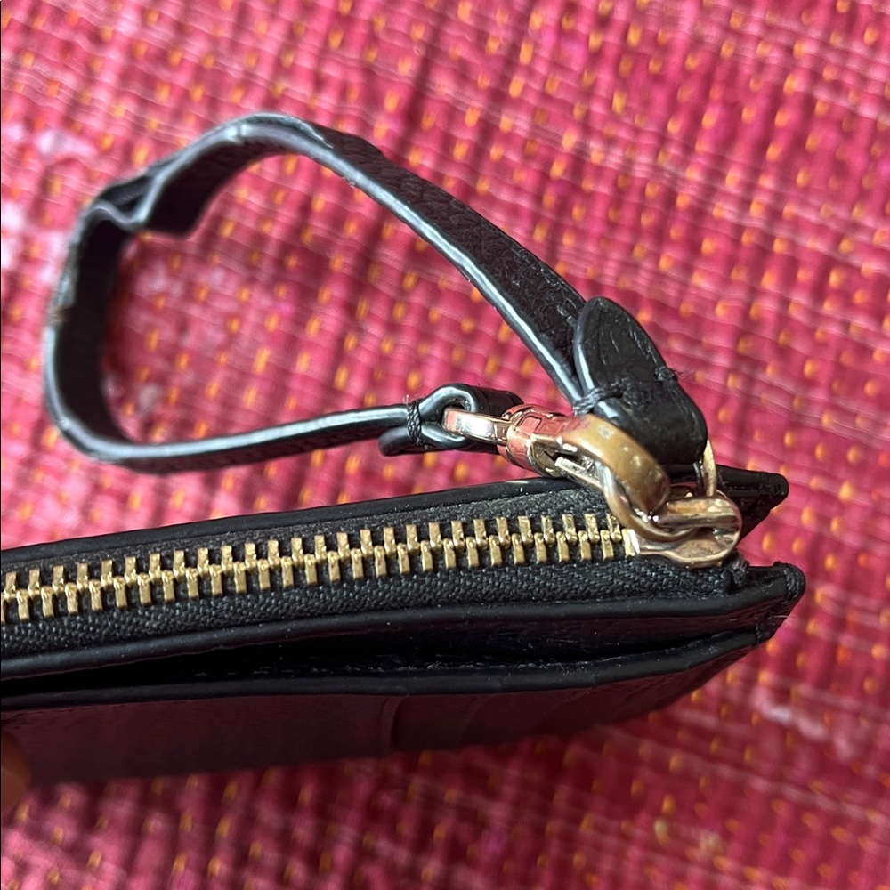 Kate Spade Lena Black Leather Wristlet Travel Wallet with Key Pouch 🔑 - Picture 7 of 7